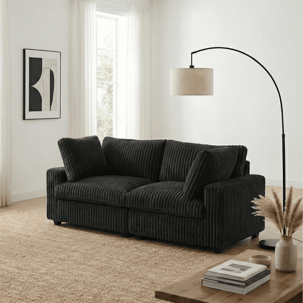 Marka Modular Corduroy Sofa - 2 Seater - Havinden