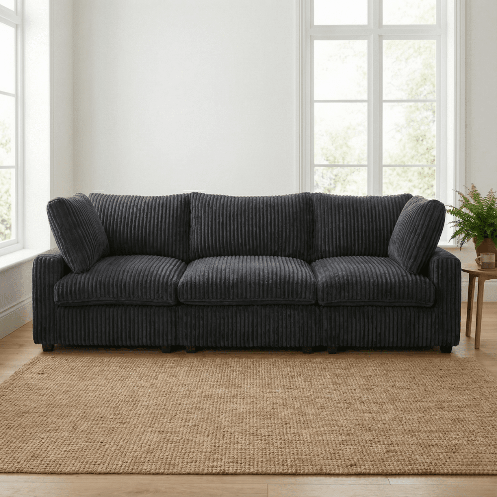 Marka Modular Corduroy Sofa - 3 Seater - Havinden