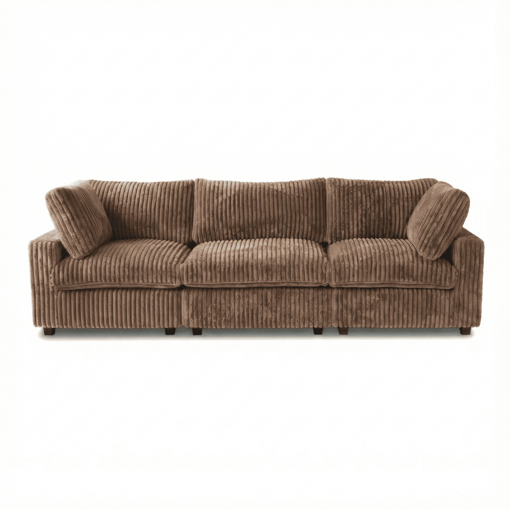 Marka Modular Corduroy Sofa - 3 Seater - Havinden
