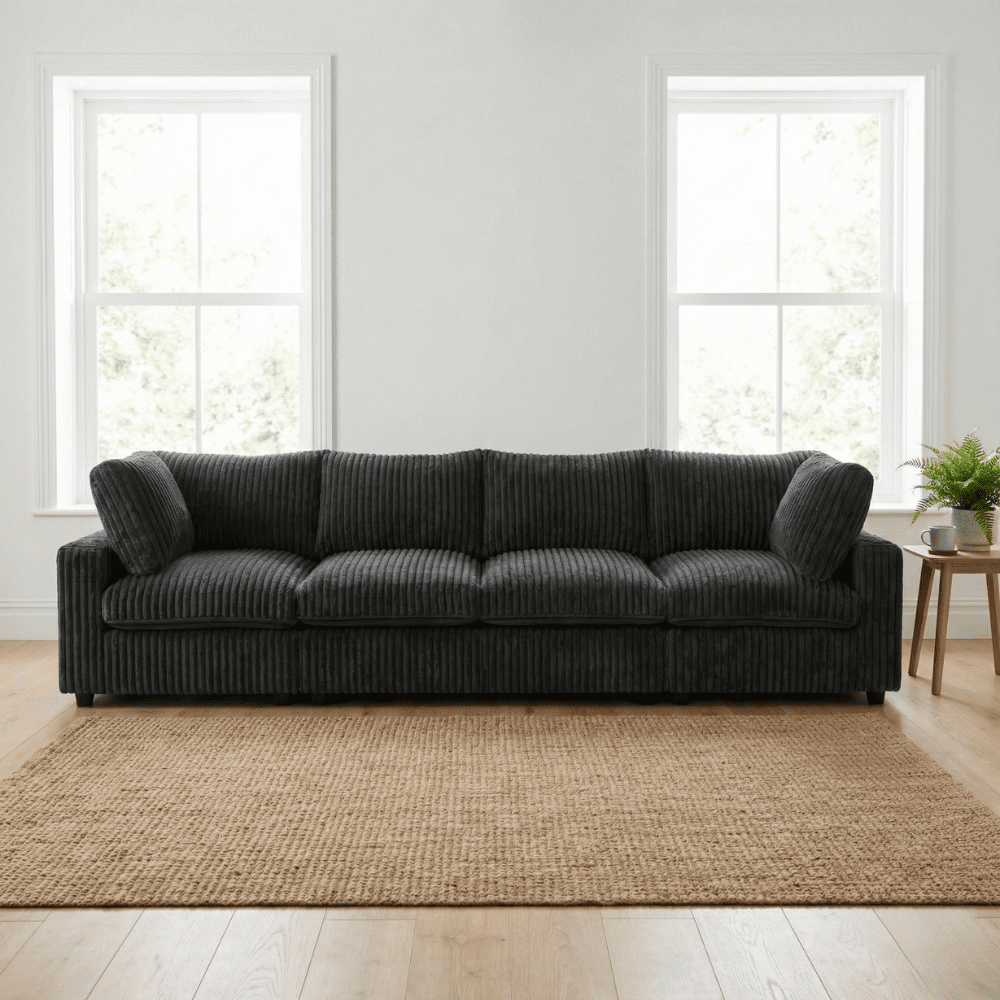Marka Modular Corduroy Sofa - 4 Seater - Havinden