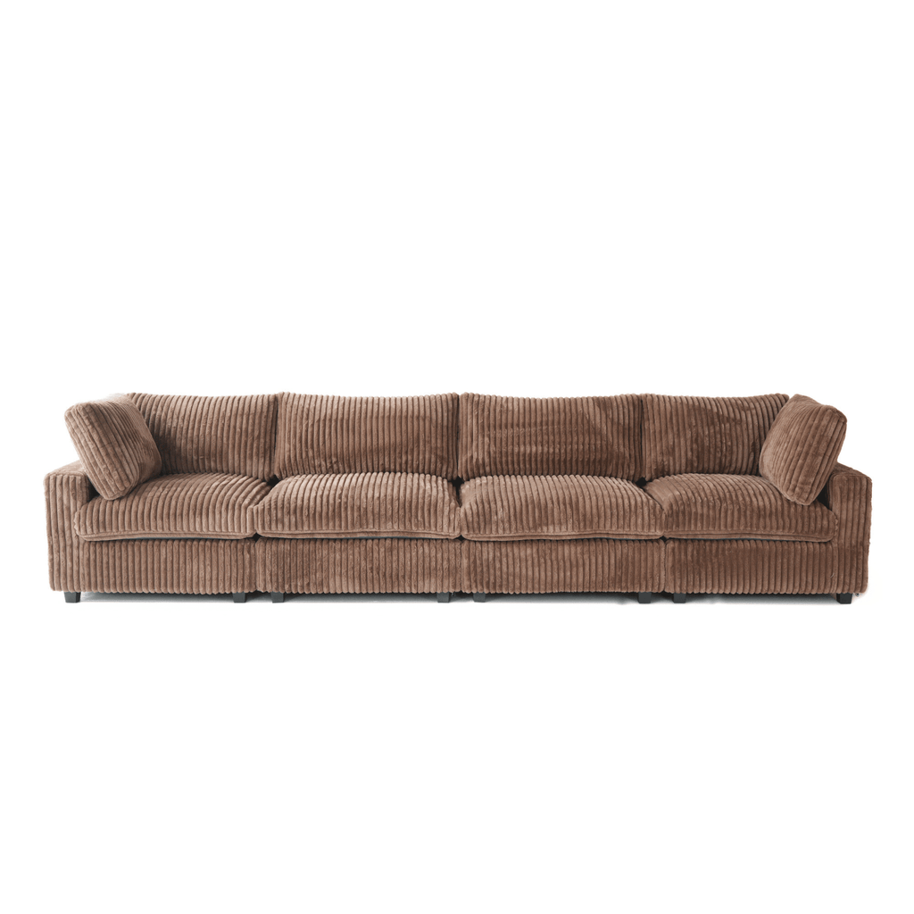 Marka Modular Corduroy Sofa - 4 Seater - Havinden