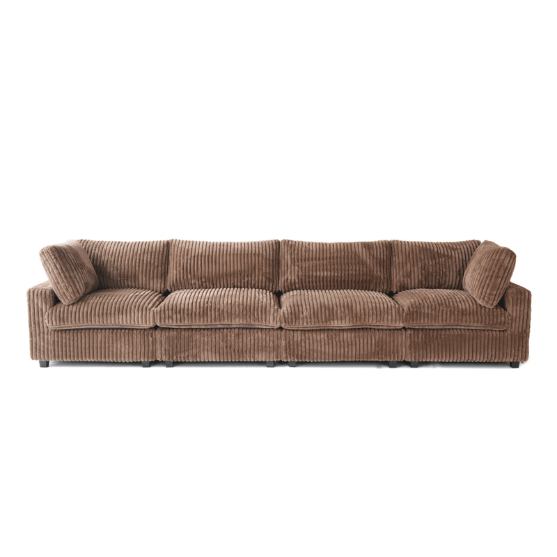 Marka Modular Corduroy Sofa - 4 Seater