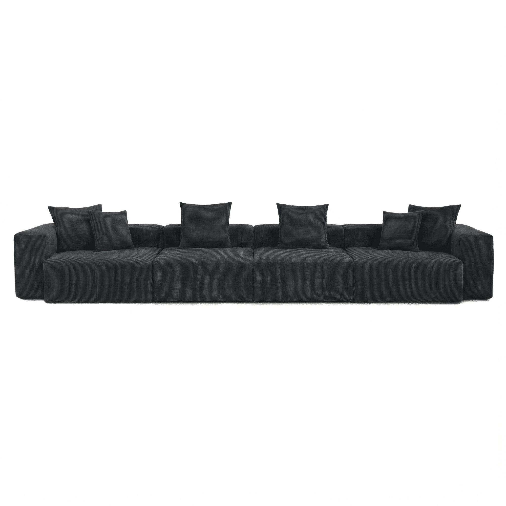 The Rille Modular Corduroy Sofa - 4 Seater - Havinden