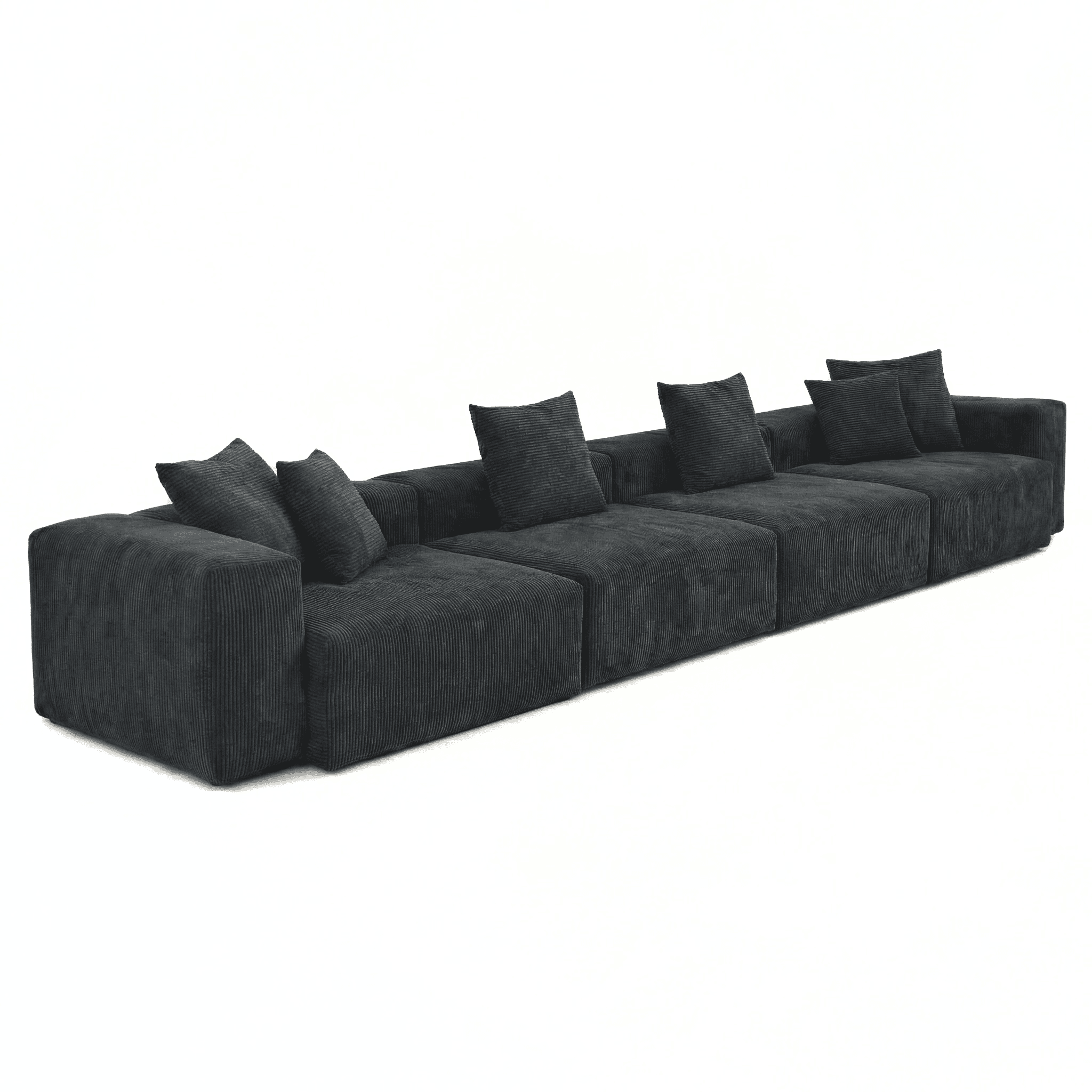 The Rille Modular Corduroy Sofa - 4 Seater - Havinden