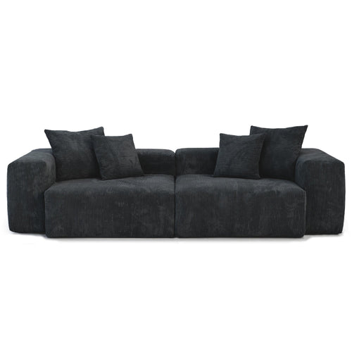 The Rille Modular Sofa Corduroy - 2 Seater