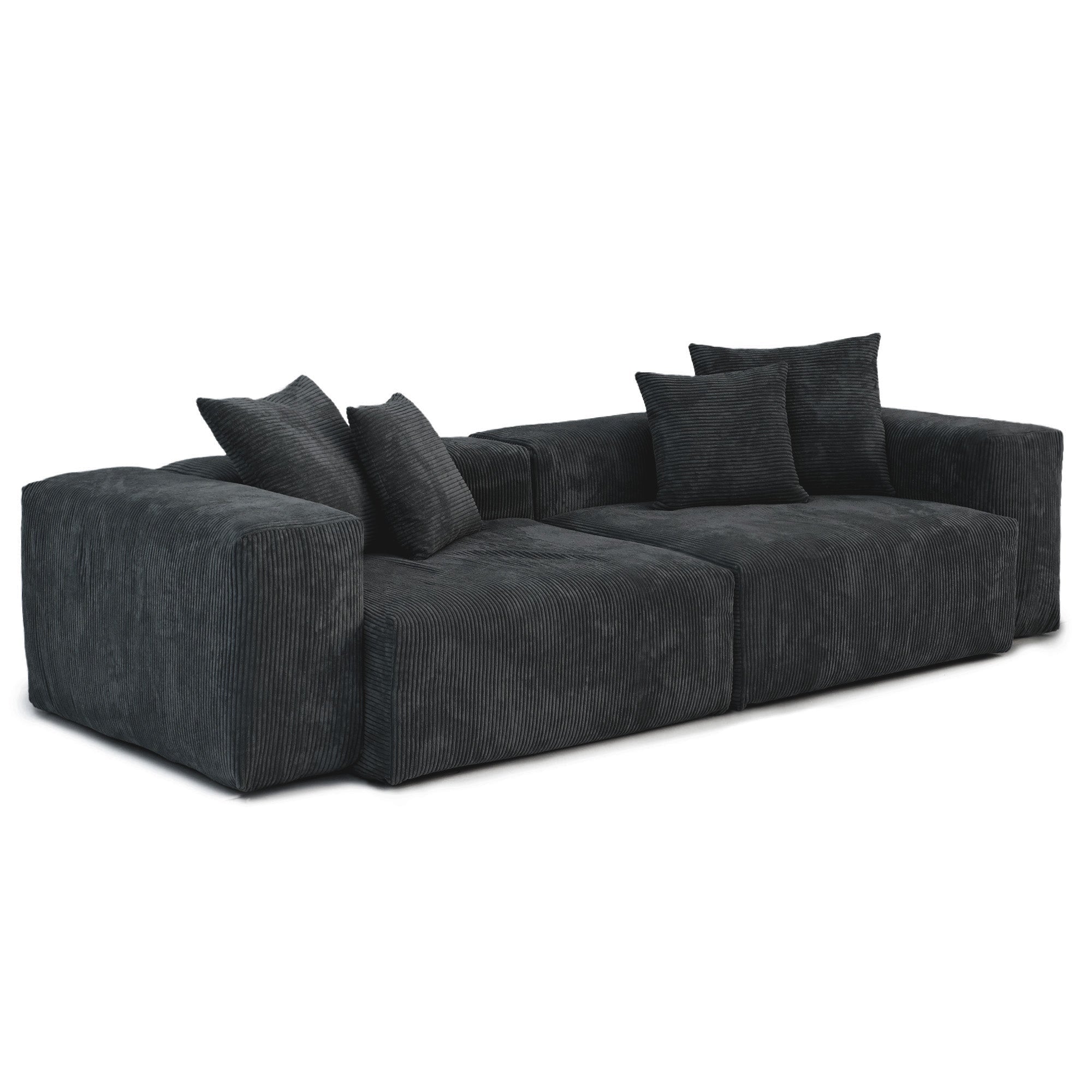 The Rille Modular Sofa Corduroy - 2 Seater - Havinden