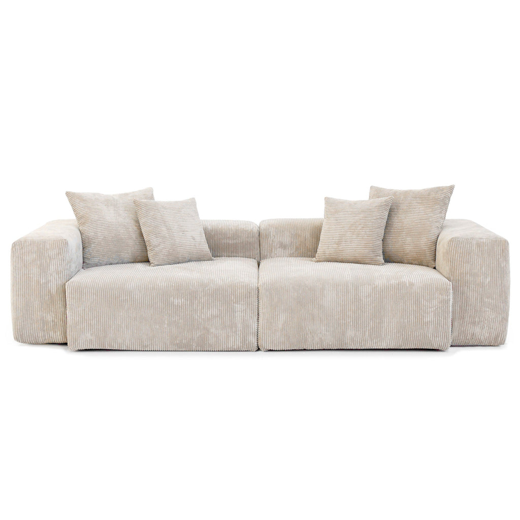 The Rille Modular Sofa Corduroy - 2 Seater - Havinden
