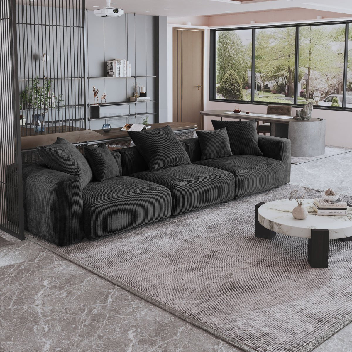 The Rille Modular Sofa Corduroy - 3 Seater - Havinden