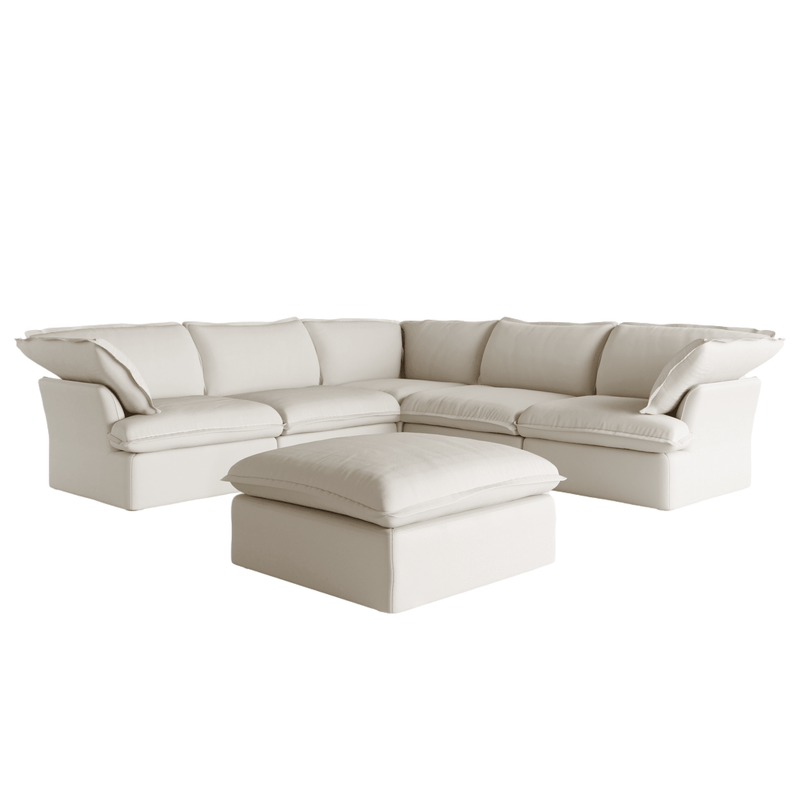 Umea Modular 5 Seater Corner Sectional + Ottoman